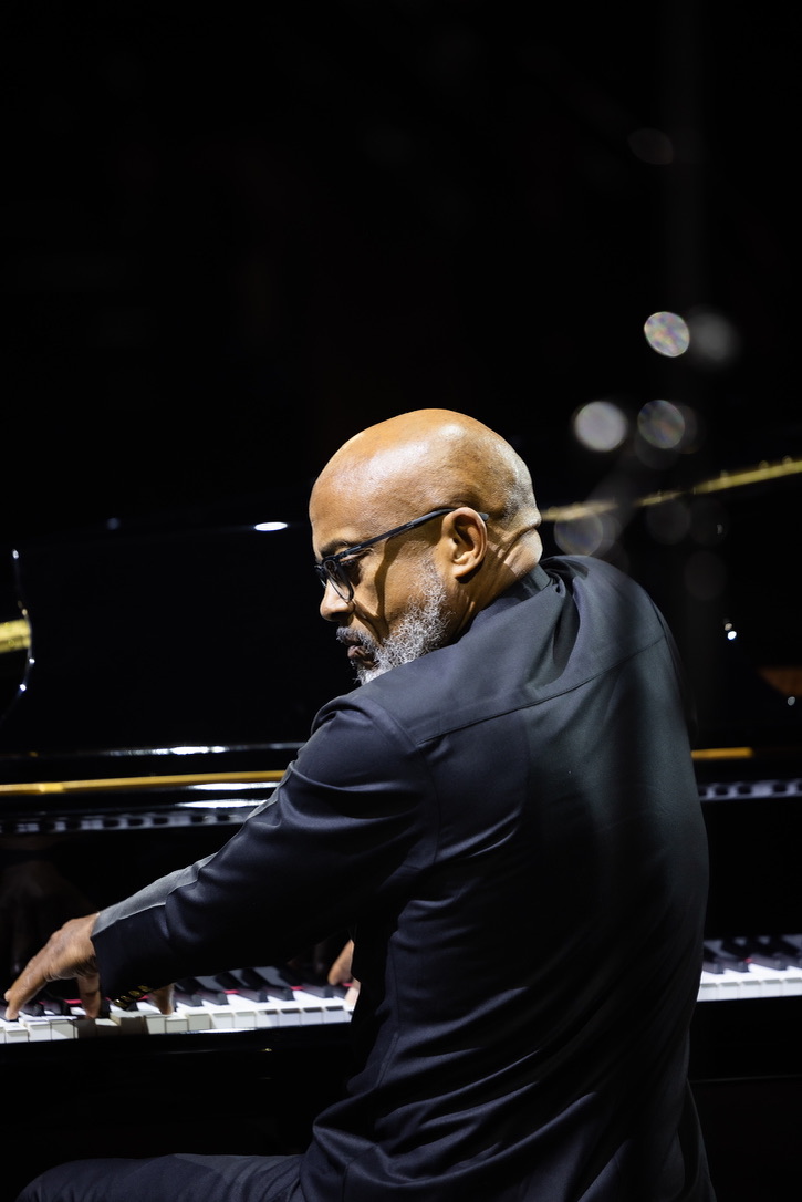 Dr. Kevin Phillip Johnson at the piano in concert